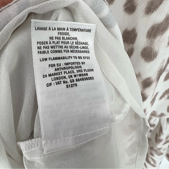 MARE MARE ANTHRO Felix White Leopard‎ Tunic Dress - Picture 10 of 14